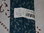 Coupon de tissus patch japonais Libellule bleu canard