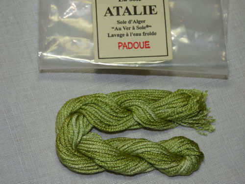 Mouliné de soie D' ATALIE soie d'alger "au ver à soie" col Padoue