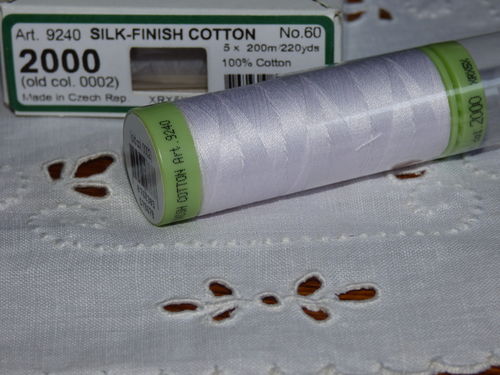 Mettler Silk finish Cotton 60 col 2000
