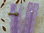 Fermeture éclair dentelle 20 cm col violet clair