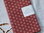 Coupon de tissus patch japonais géometrique rouge(asanoha)