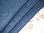 Coupon tissus stof lin-coton bleu marine à pois